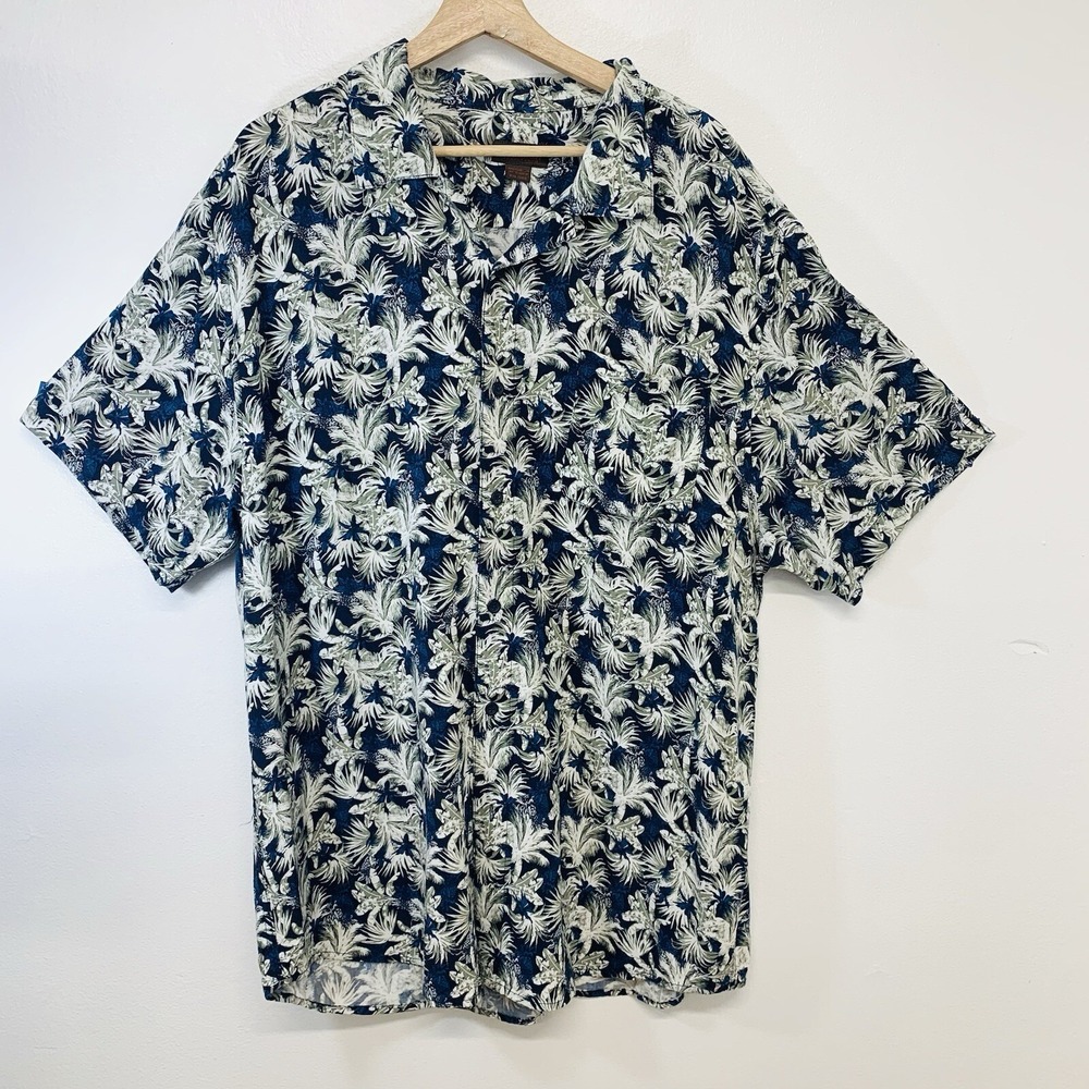 Northwest Territory Tropical Short Sleeve Shirt Men 2X Camp Travel Vacation Work